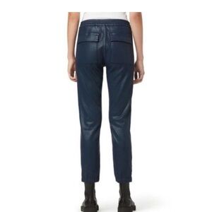 Hudson Jeans Dark Blue Faux Leather Pants